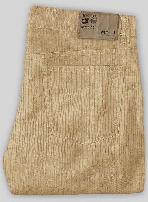 Khaki Corduroy Jeans - 8 Wales