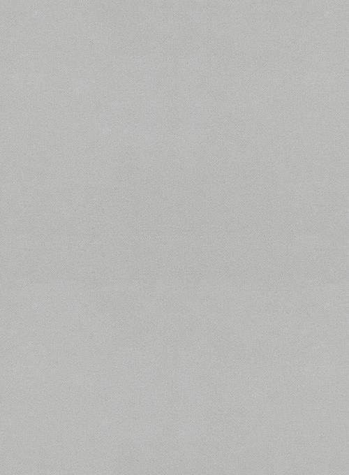 Light Gray Feather Cotton Canvas Stretch Pants