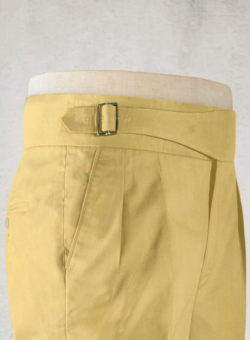 Light Khaki Chino Gurkha Trousers