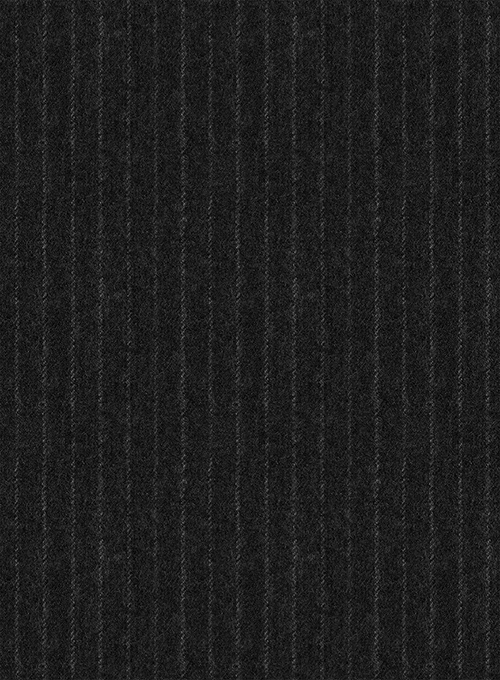 Light Weight Black Stripe Tweed Pants
