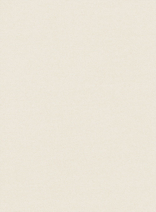 Light Beige Feather Cotton Canvas Stretch Pants