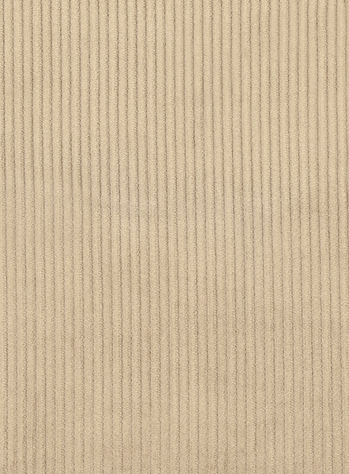 Light Beige Thick Corduroy Trousers - 8 Wales