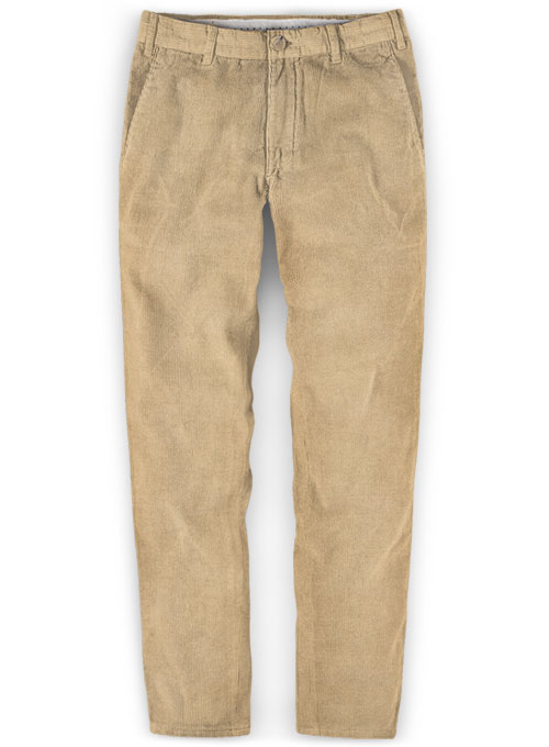 Light Khaki Corduroy Trousers
