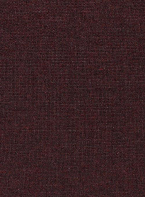 Light Weight Dark Maroon Tweed Pants