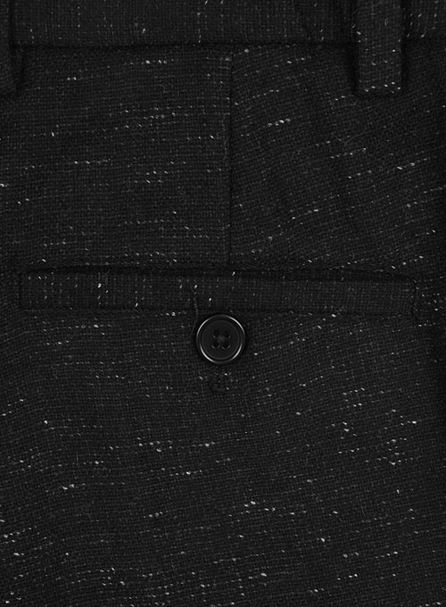 Light Weight Twilight Black Tweed Pants