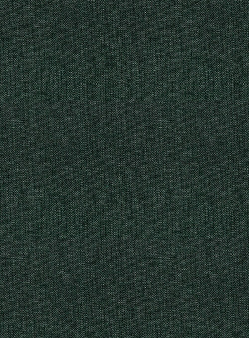 Martini Green Pure Linen Pants