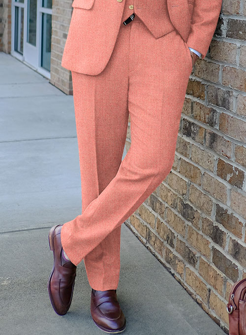 Melange Melon Tweed Pants