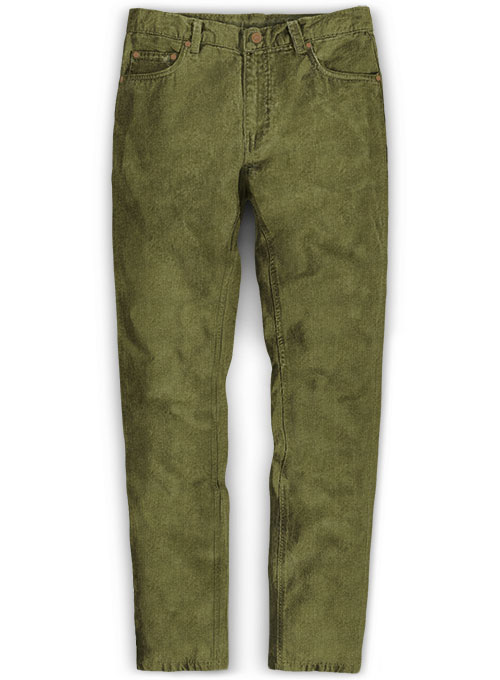 moss green jeans