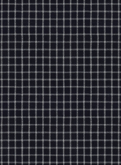 Napolean Chok Blue Black Wool Pants