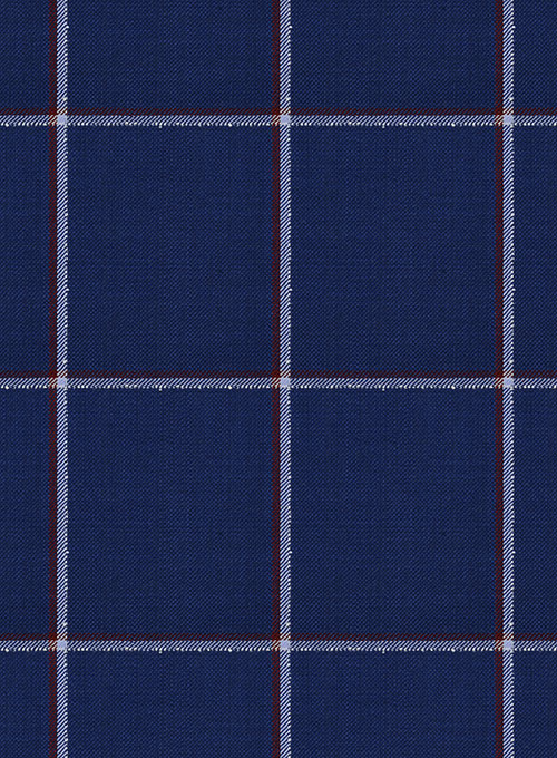 Napolean Aria Royal Blue Wool Pants