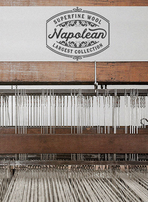 Napolean Stretch Dark Green Wool Pants