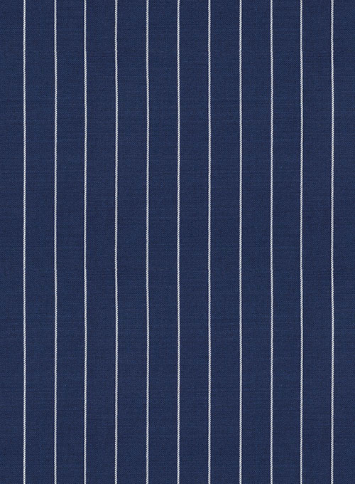 Napolean Stripo Navy Blue Wool Pants