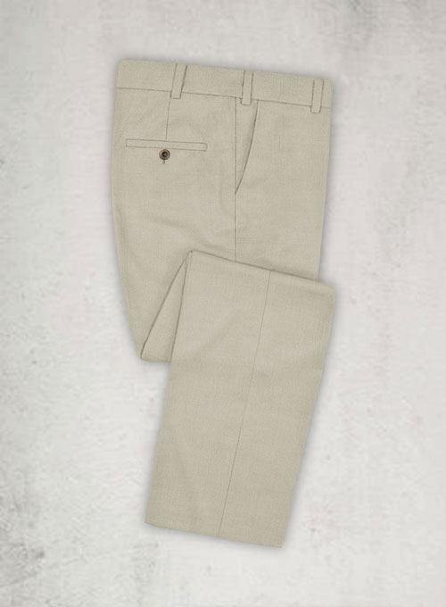 Napolean Muted Khaki Wool Pants