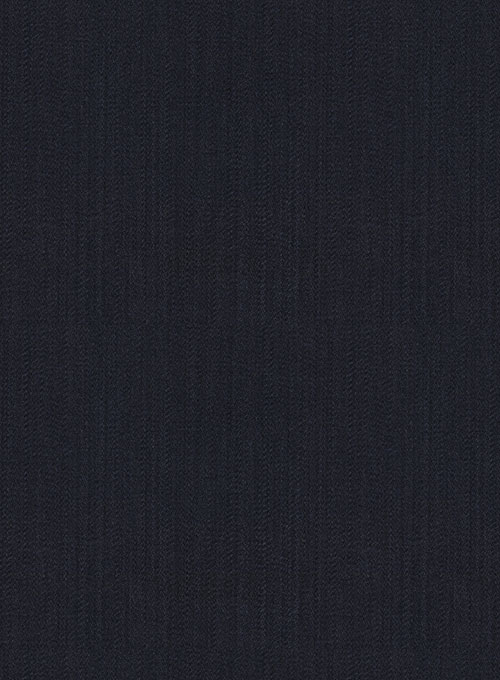 Napolean Self Satin Blue Wool Pants - Click Image to Close