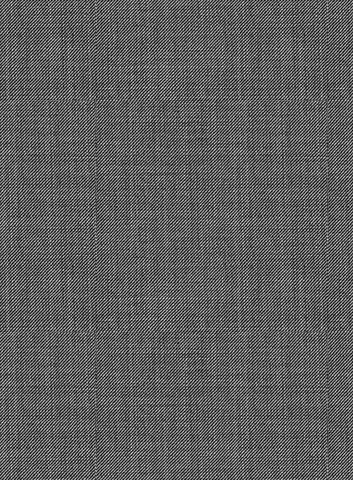 Napolean Sharkskin Gray Double Gurkha Wool Trousers