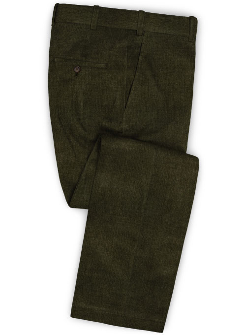 green corduroy pants men