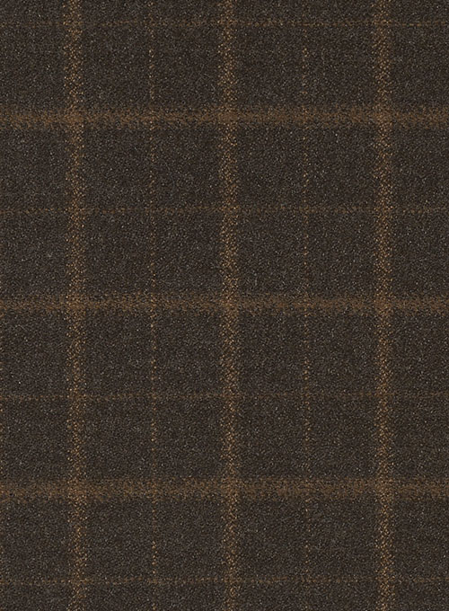 Pisa Brown Feather Tweed Pants