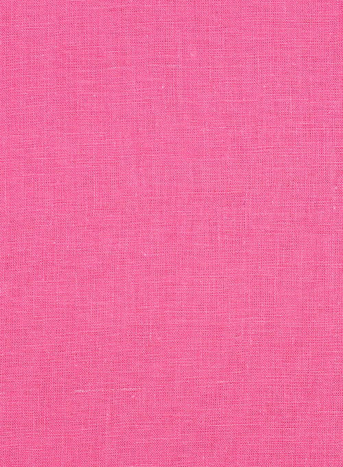 Pure Neon Pink Linen Pants