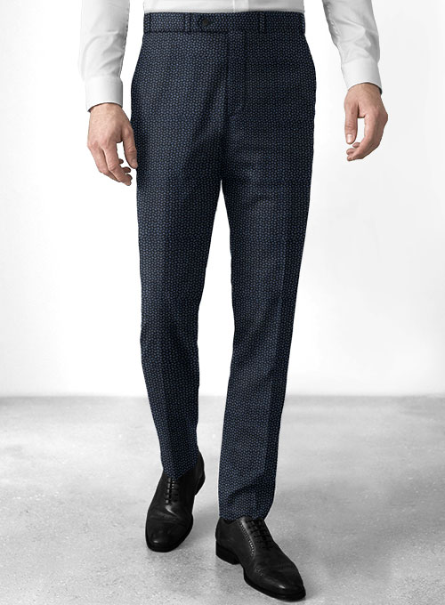 Reda Blue Quini Tweed Pants