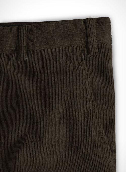 Rich Brown Corduroy Trousers