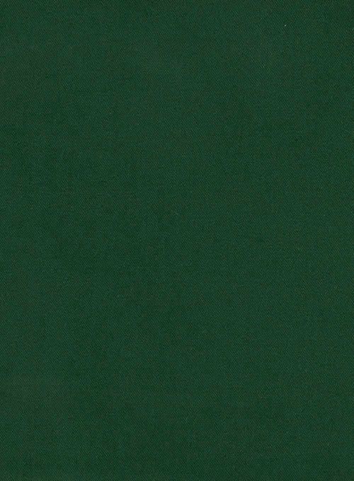 Royal Green Cotton Stretch Pants