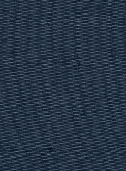 Safari Blue Cotton Linen Pants