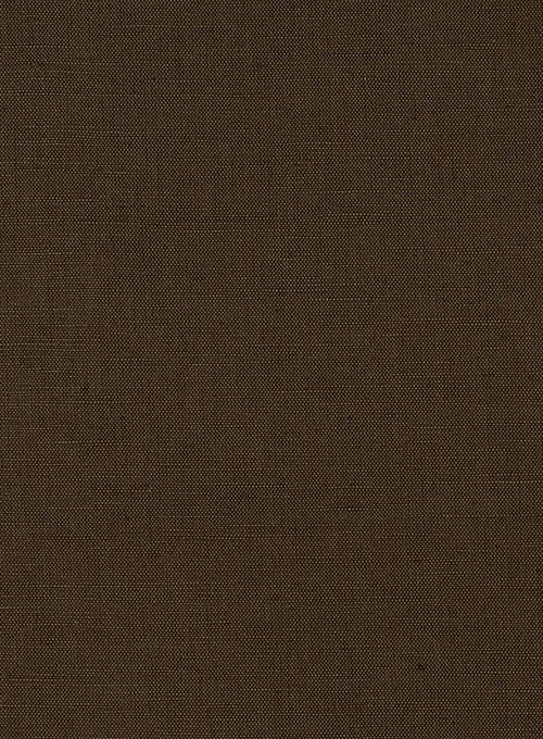 Safari Brown Cotton Linen Shorts
