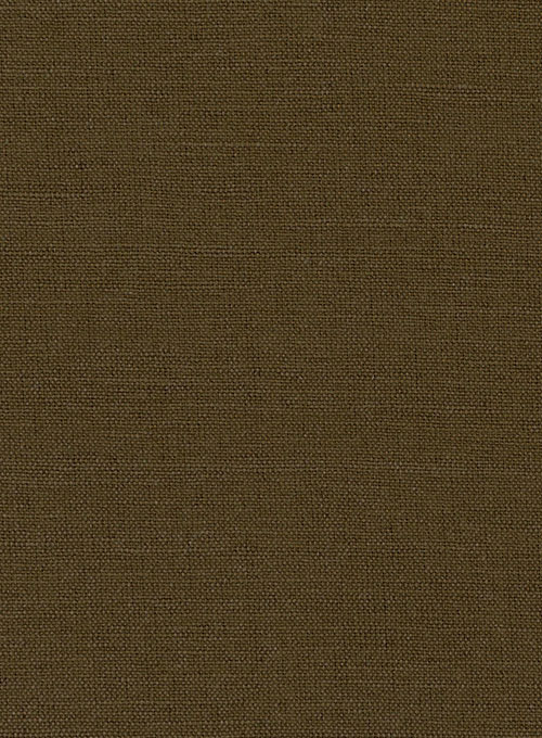 Safari Congo Brown Cotton Linen Shorts