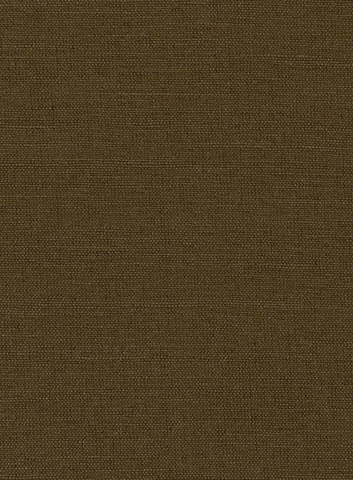 Safari Congo Brown Cotton Linen Pants
