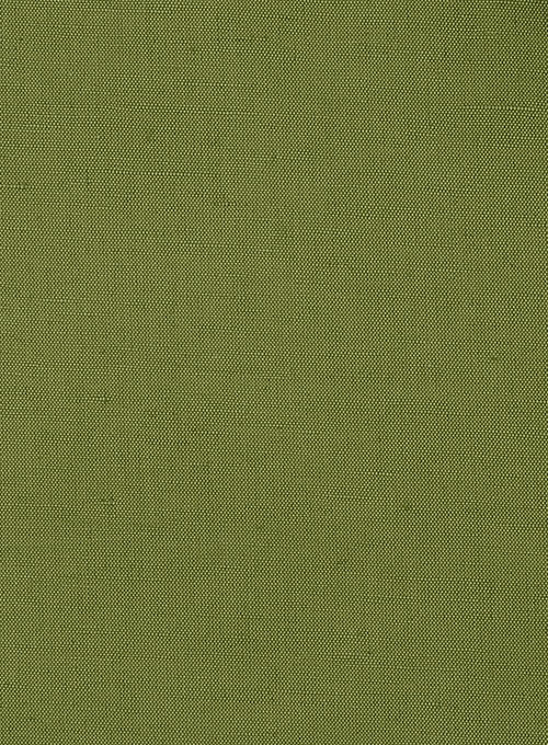 Safari Nut Green Cotton Linen Pants