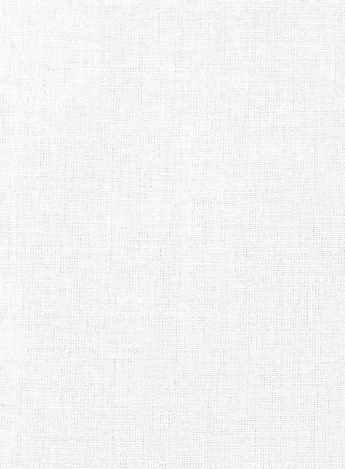 Safari White Cotton Linen Shorts