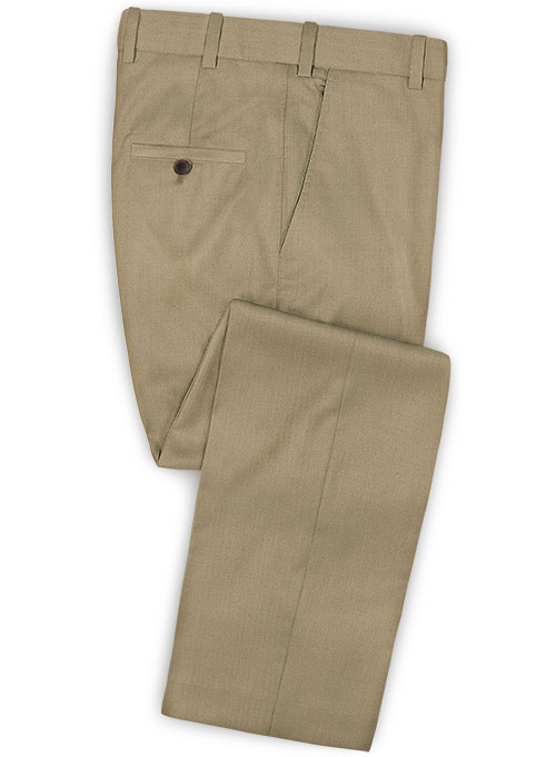 Scabal Boston Khaki Wool Pants : MakeYourOwnJeans®: Made To Measure ...