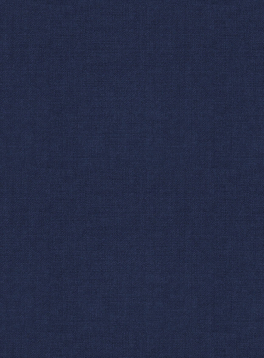 Scabal Regal Blue Wool Pants