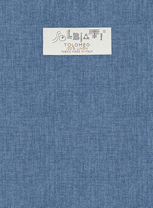 Solbiati Denim Light Blue Linen Pants - Click Image to Close