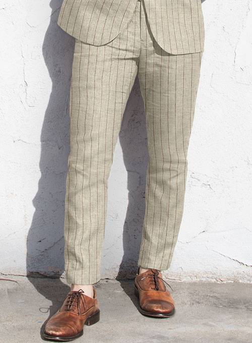 Solbiati Linen Wool Silk Occhi Pants
