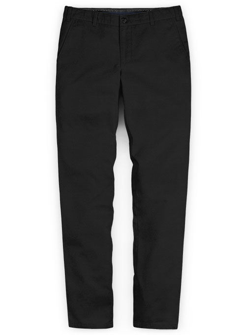 ladies black chino pants