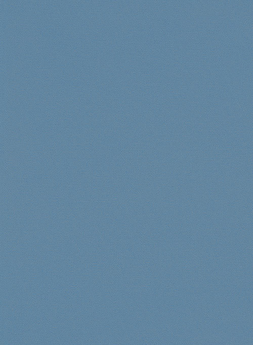 Stretch Summer Weight Saga Blue Chino Pants
