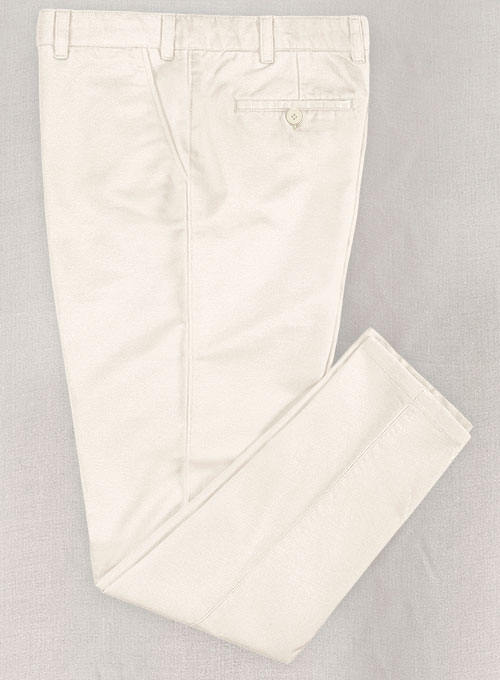 Stretch Summer Beige Chino Pants - Click Image to Close
