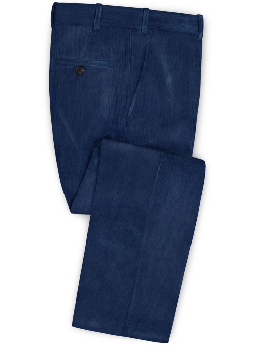 mens blue corduroy pants