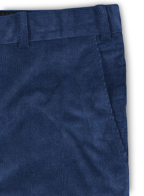 cobalt blue wide leg trousers