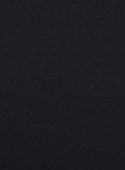 Stretch Midnight Blue Wool Pants - Click Image to Close