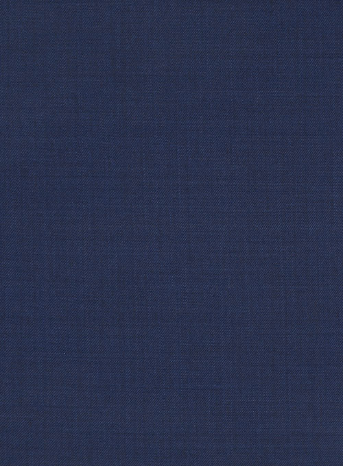 Stretch Royal Blue Wool Pants - Click Image to Close