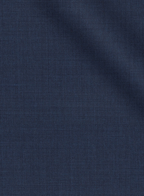 Stretch Royal Blue Wool Pants