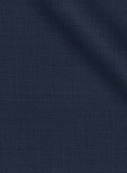 Stretch Royal Blue Wool Pants