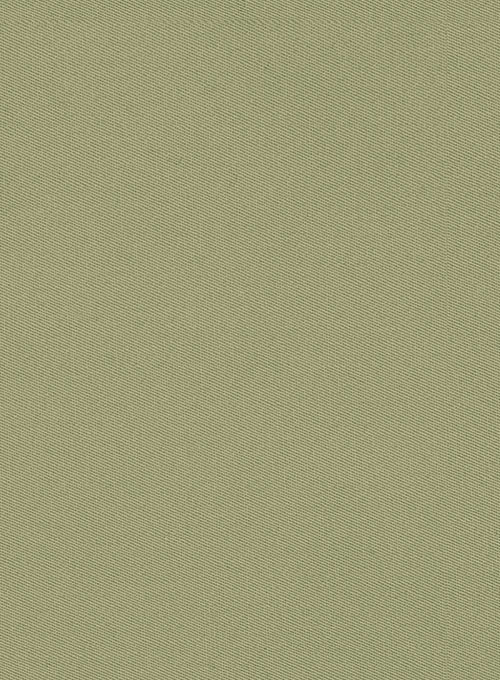 Stretch Summer Army Green Chino Jeans