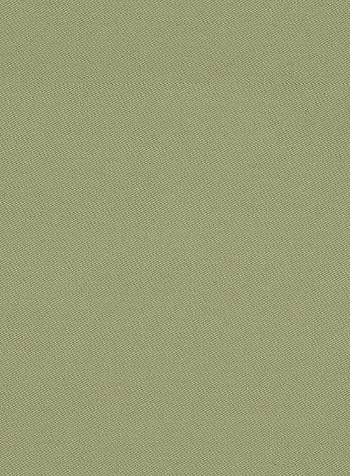 Stretch Summer Army Green Chino Pants