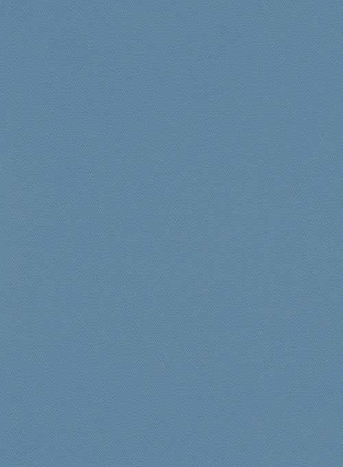 Stretch Summer Weight Saga Blue Chino Pants