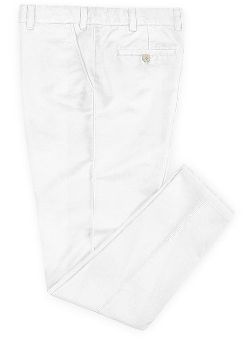 Summer Weight White Chinos