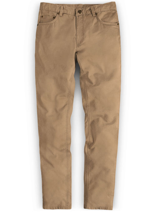 Tan Stretch Chino Jeans : Made To Measure Custom Jeans For Men & Women ...