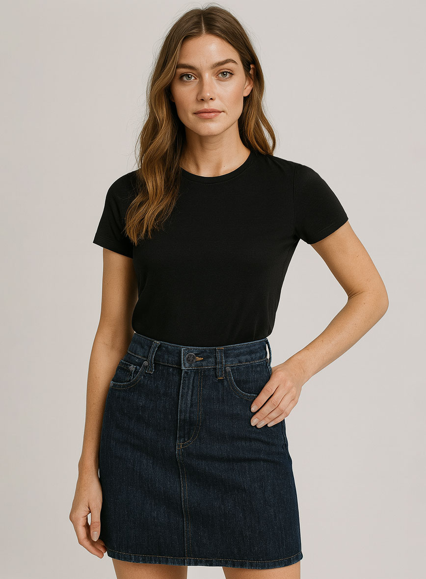 Custom Denim Skirt - Stretch Denim
